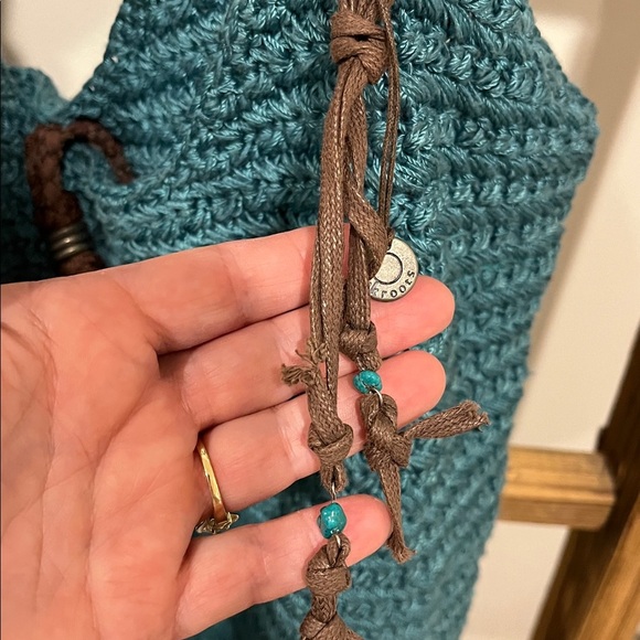 Sakroots Green and Brown Shoulder Bag - Picture 2 of 7